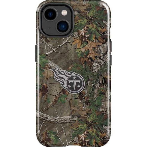 NFL Tennessee Titans Realtree Xtra Green Camo iPhone 15 Impact Case