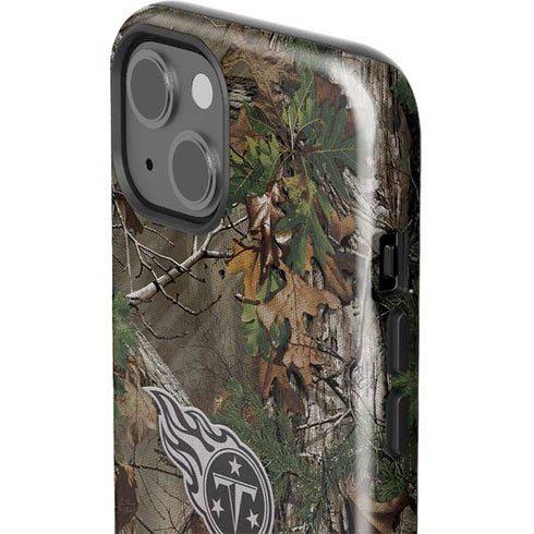 NFL Tennessee Titans Realtree Xtra Green Camo iPhone 15 Impact Case