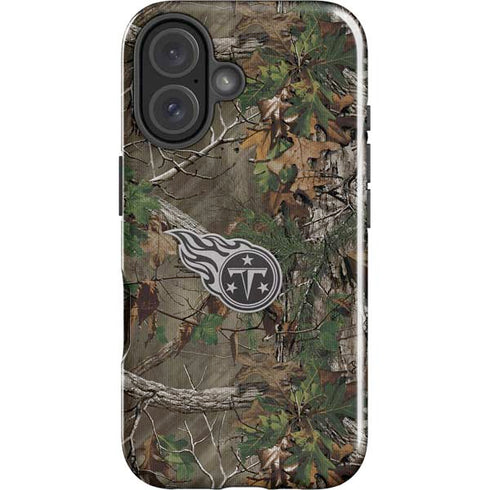 NFL Tennessee Titans Realtree Xtra Green Camo iPhone 16 Impact Case