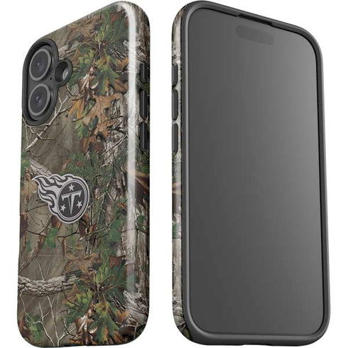 NFL Tennessee Titans Realtree Xtra Green Camo iPhone 16 Impact Case