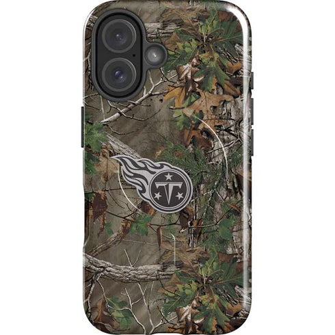 NFL Tennessee Titans Realtree Xtra Green Camo iPhone 16 Magsafe Impact Case