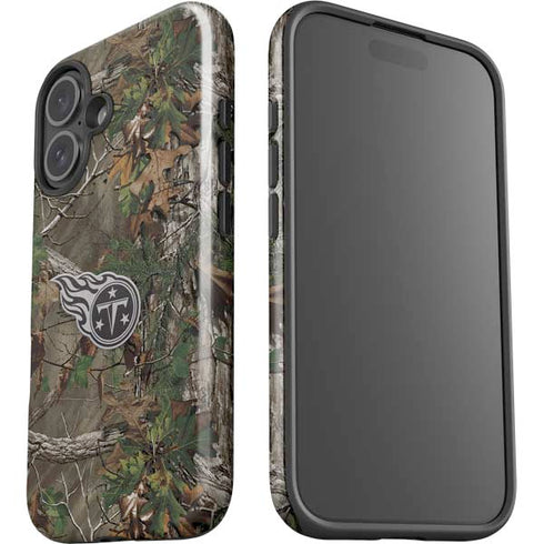 NFL Tennessee Titans Realtree Xtra Green Camo iPhone 16 Plus Impact Case