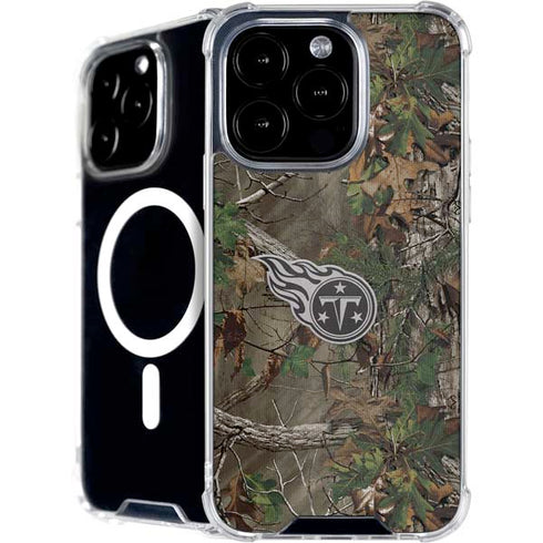 NFL Tennessee Titans Realtree Xtra Green Camo iPhone 16 Pro MagSafe Case