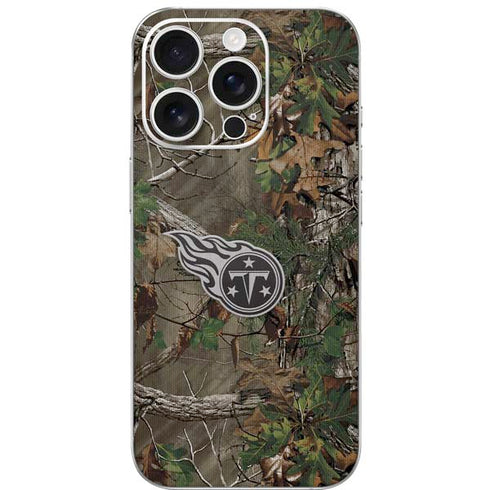 NFL Tennessee Titans Realtree Xtra Green Camo iPhone 16 Pro Skin