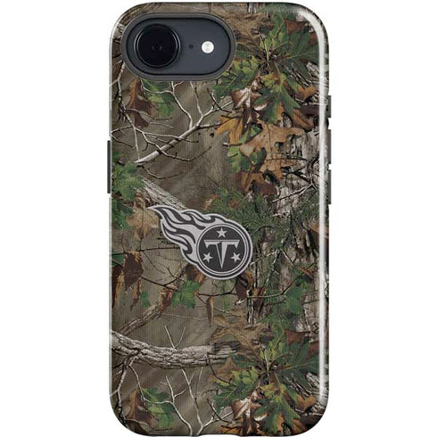 NFL Tennessee Titans Realtree Xtra Green Camo iPhone 16e Impact Case