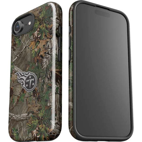NFL Tennessee Titans Realtree Xtra Green Camo iPhone 16e Impact Case