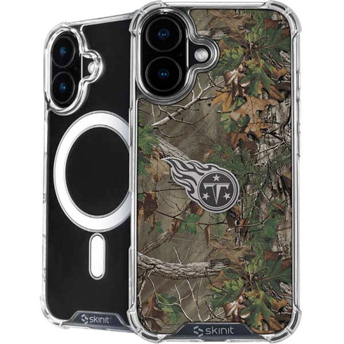 NFL Tennessee Titans Realtree Xtra Green Camo iPhone 17 MagSafe Case
