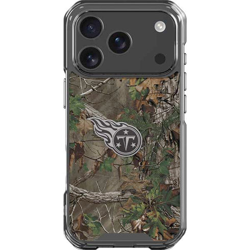 NFL Tennessee Titans Realtree Xtra Green Camo iPhone 18 Pro Clear Case