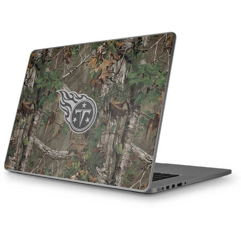 NFL Tennessee Titans Realtree Xtra Green Camo Apple MacBook Pro 17-inch Skin
