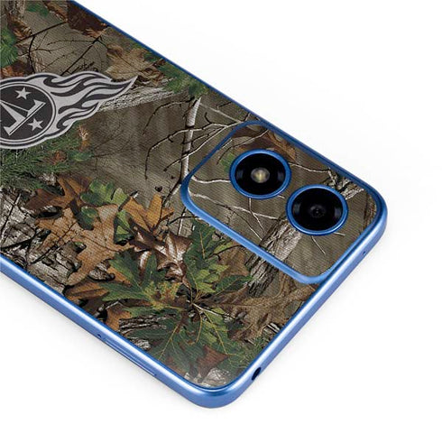 NFL Tennessee Titans Realtree Xtra Green Camo Moto G Play 4G (2024) Skin