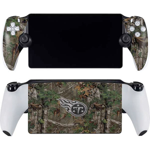 NFL Tennessee Titans Realtree Xtra Green Camo PlayStation Portal Remote Player Skin