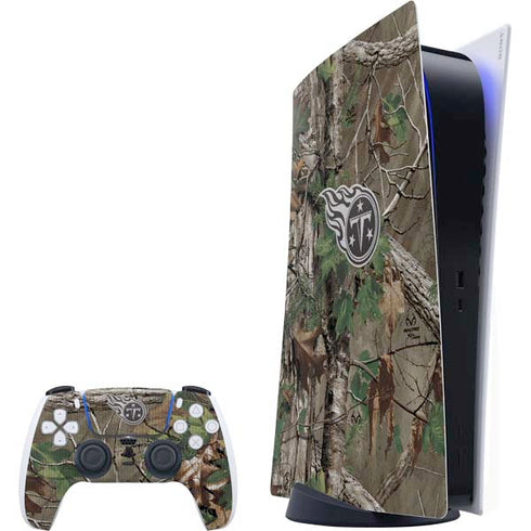 NFL Tennessee Titans Realtree Xtra Green Camo PlayStation PS5 Skins