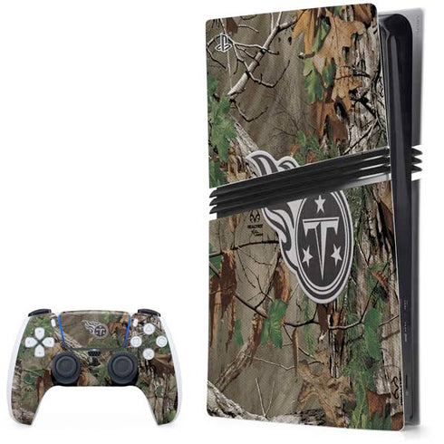 NFL Tennessee Titans Realtree Xtra Green Camo PS5 Pro Bundle Skin