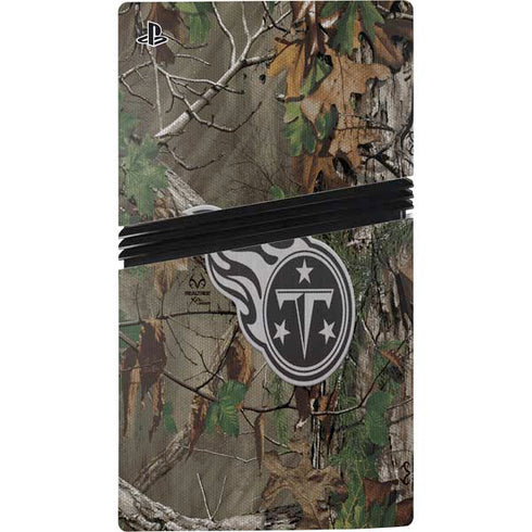 NFL Tennessee Titans Realtree Xtra Green Camo PS5 Pro Console Skin