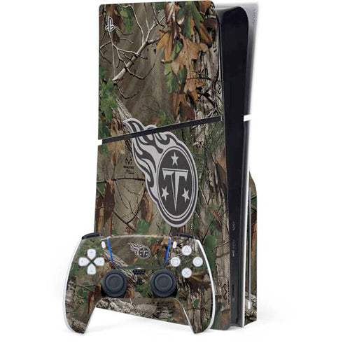NFL Tennessee Titans Realtree Xtra Green Camo PlayStation PS5 Skins