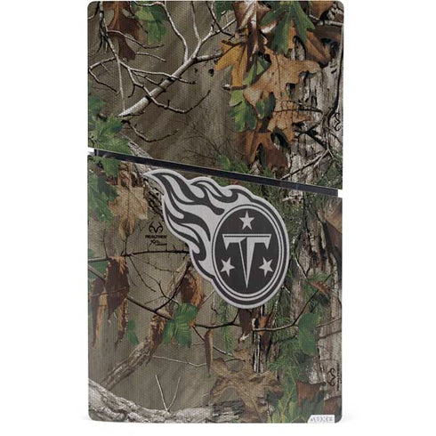 NFL Tennessee Titans Realtree Xtra Green Camo PS5 Slim Digital Edition Console Skin