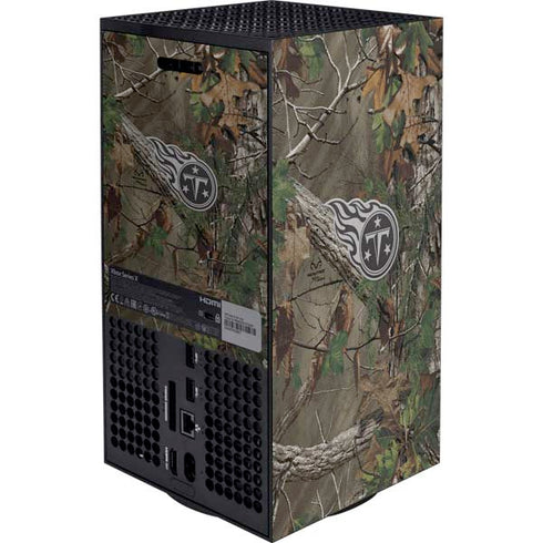 NFL Tennessee Titans Realtree Xtra Green Camo Xbox Series X Bundle Skin