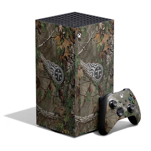 NFL Tennessee Titans Realtree Xtra Green Camo XBox Series X Digital Edition Bundle Skin