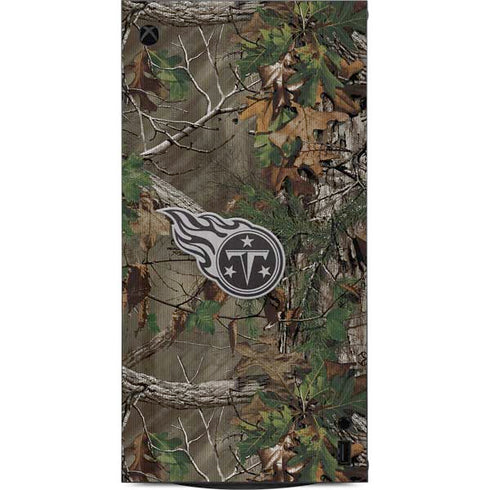 NFL Tennessee Titans Realtree Xtra Green Camo XBox Series X Digital Edition Console Skin