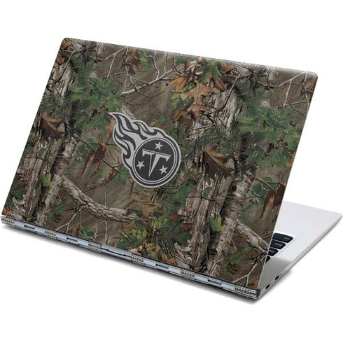 NFL Tennessee Titans Realtree Xtra Green Camo Yoga 910 2-in-1 14in Touch-Screen Skin