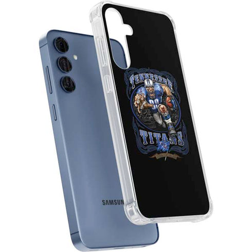 Liquid Blue NFL Tennessee Titans Running Back Galaxy A55 5G Clear Case