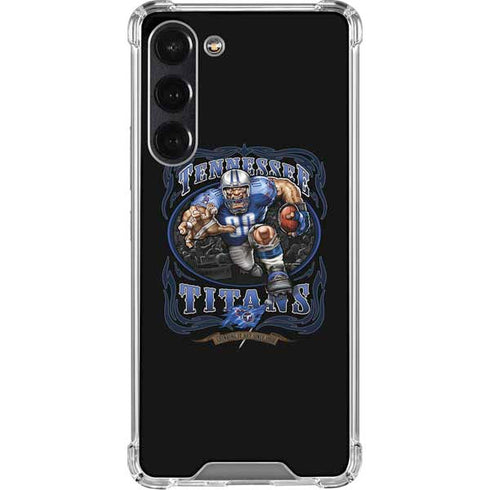 Liquid Blue NFL Tennessee Titans Running Back Galaxy S24 FE Clear Case