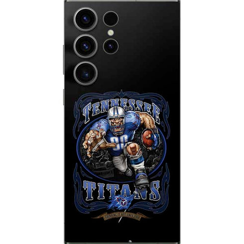 Liquid Blue NFL Tennessee Titans Running Back Galaxy S25 Ultra Skin