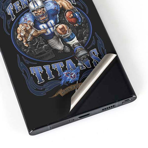 Liquid Blue NFL Tennessee Titans Running Back Galaxy S25 Ultra Skin