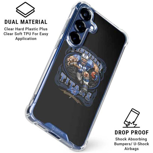 Liquid Blue NFL Tennessee Titans Running Back Galaxy S25 Plus Clear Case