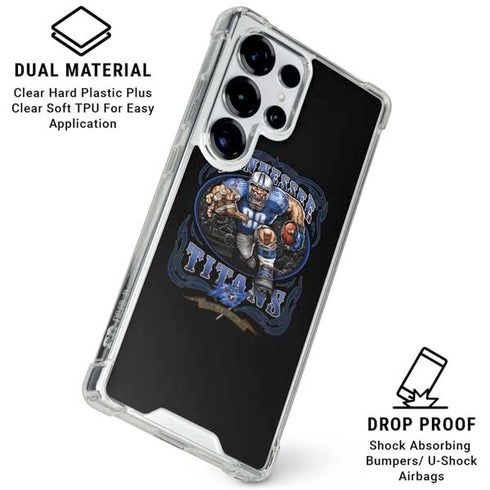 Liquid Blue NFL Tennessee Titans Running Back Galaxy S25 Ultra Clear Case