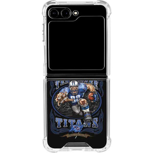 Liquid Blue NFL Tennessee Titans Running Back Galaxy Z Flip6 Clear Case
