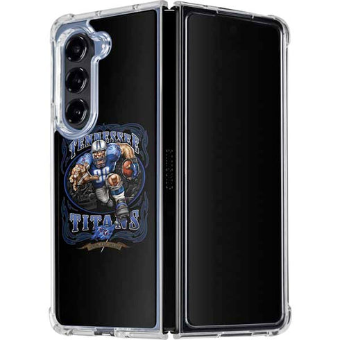Liquid Blue NFL Tennessee Titans Running Back Galaxy Z Fold5 5G Clear Case