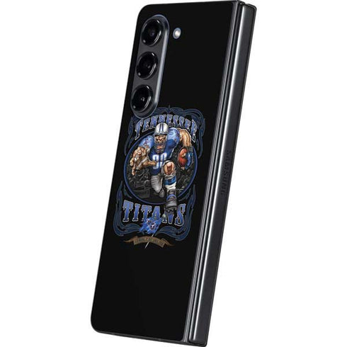 Liquid Blue NFL Tennessee Titans Running Back Galaxy Z Fold5 5G Skin