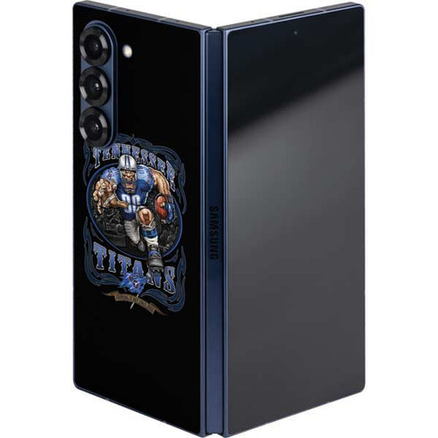 Liquid Blue NFL Tennessee Titans Running Back Galaxy Z Fold6 Skin