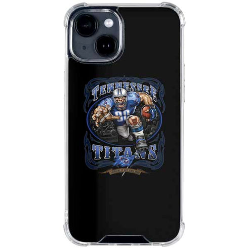 Liquid Blue NFL Tennessee Titans Running Back iPhone 15 Clear Case