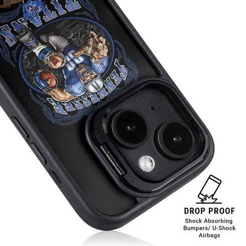 Liquid Blue NFL Tennessee Titans Running Back iPhone 15 Kickstand Case