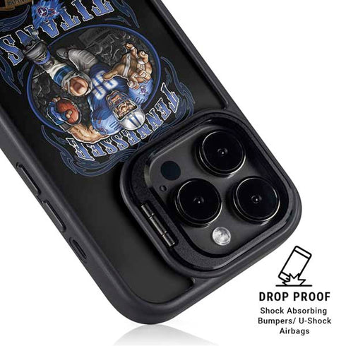 Liquid Blue NFL Tennessee Titans Running Back iPhone 15 Pro Kickstand Case