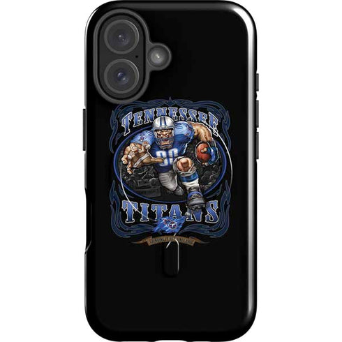 Liquid Blue NFL Tennessee Titans Running Back iPhone 16 Magsafe Impact Case