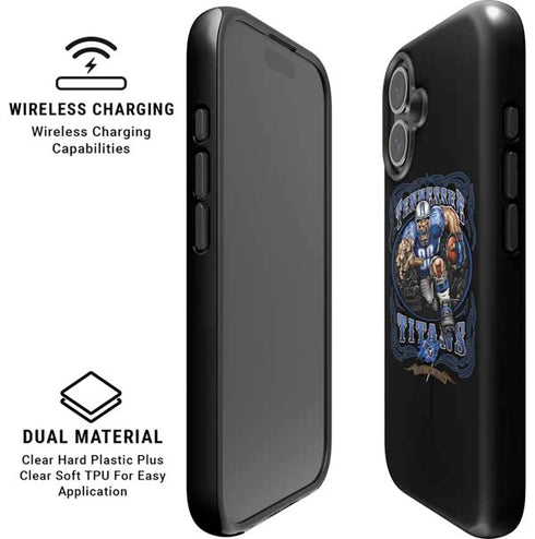 Liquid Blue NFL Tennessee Titans Running Back iPhone 16 Plus Magsafe Impact Case