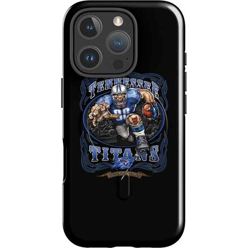 Liquid Blue NFL Tennessee Titans Running Back iPhone 16 Pro Magsafe Impact Case