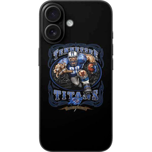Liquid Blue NFL Tennessee Titans Running Back iPhone 16 Skin