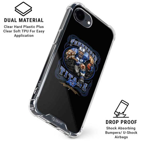 Liquid Blue NFL Tennessee Titans Running Back iPhone 16e Clear Case