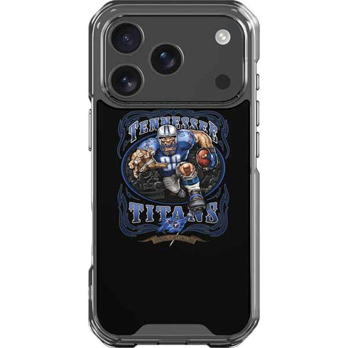 Liquid Blue NFL Tennessee Titans Running Back iPhone 18 Pro Clear Case