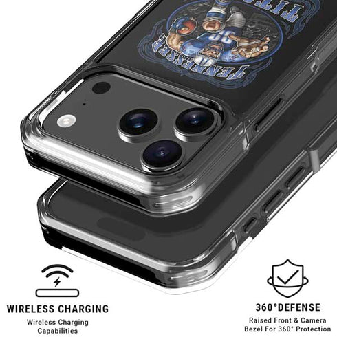 Liquid Blue NFL Tennessee Titans Running Back iPhone 18 Pro Clear Case