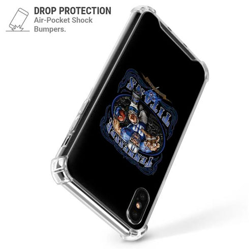 Liquid Blue NFL Tennessee Titans Running Back iPhone X/XS Clear Case