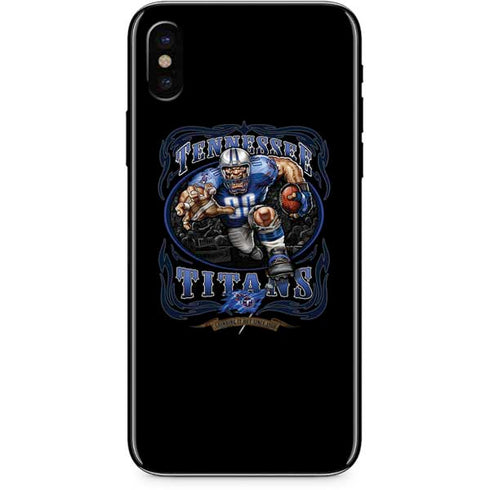 Liquid Blue NFL Tennessee Titans Running Back iPhone XS Skin