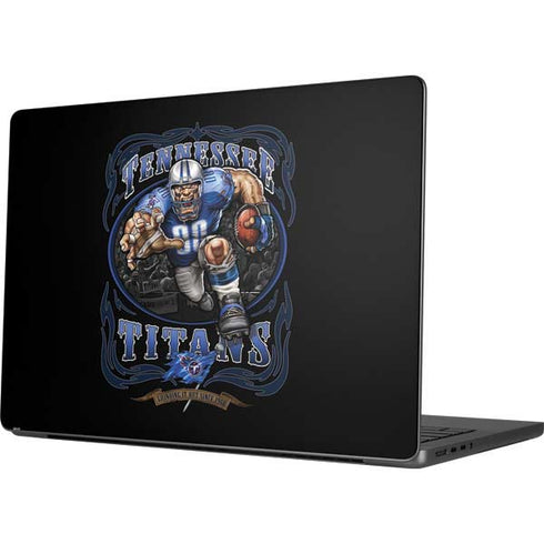 Liquid Blue NFL Tennessee Titans Running Back Apple MacBook Pro 14-inch Skin