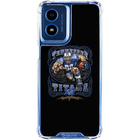 Liquid Blue NFL Tennessee Titans Running Back Moto G 5G (2024) Clear Case