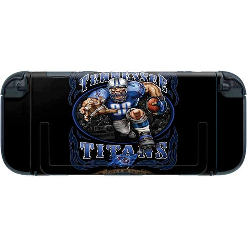 Liquid Blue NFL Tennessee Titans Running Back Nintendo Switch 2 (2025) with Joy-Con Skin