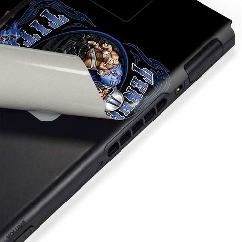 Liquid Blue NFL Tennessee Titans Running Back Nintendo Switch Bundle Skin